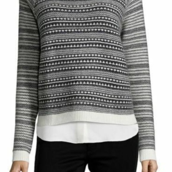 Hayden Caramel & Ivory Knit Cashmere $325 - Picture 7 of 7